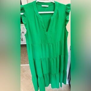 Staccato Bright Green Crewneck Top